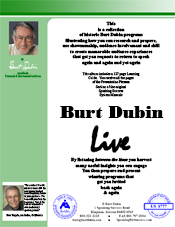 Burt Dubin Live